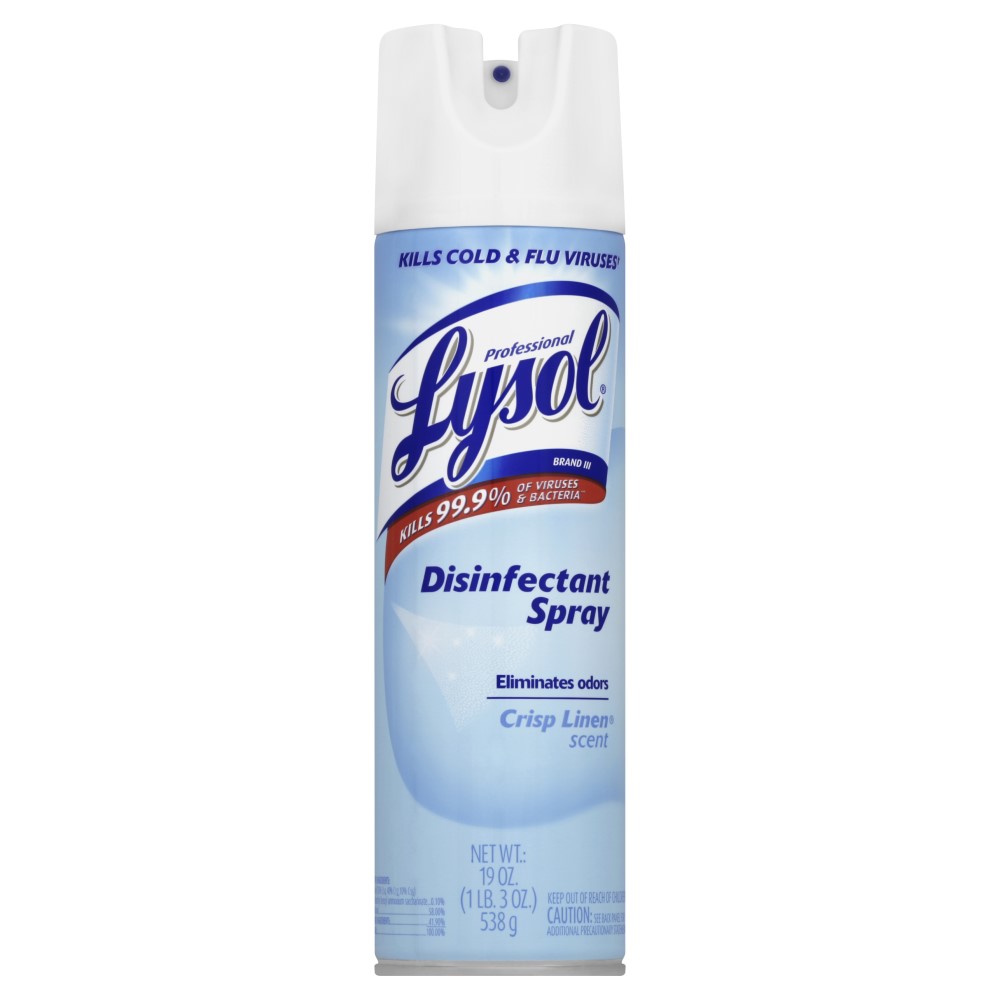 Reckitt Benckiser® Professional Lysol® Brand Disinfectant Spray, 19-oz Crisp Linen Scent